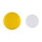 Sprecher and Schuh D7 Colour Cap Lens Flush Yellow Blank for illuminated Pushbuttons 22.5mm