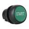 Sprecher and Schuh D7 Pushbutton 22.5 mm Head Only Plastic MOM Flush GRN Cap START Non Ill