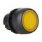 Sprecher and Schuh D7 Pushbutton 22.5 mm Head Only Plastic Latch Flush Yellow Lens Cap Illuminated