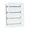 Fibox ARCA DIN Rail Frame Set 4 Rows 21 Modules ARCA705030
