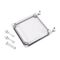 Fibox EK Cover suits 380 x 280mm Base 80mm High with Hinges Clear