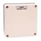 NHP ISO Cover - Blank, 1 Gang - 28mm depth, Resistant White