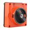 NHP ISO Surface Switch - Key, Lock in ON/OFF, 2 Pole 20A 250V AC, w/o Base, Resistant Orange