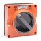 NHP ISO Surface Switch, 2 Pole 32A 250V AC, w/o Base, Resistant Orange