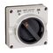 NHP ISO Surface Switch, 4 Pole 20A 500V AC, w/o Base, Grey