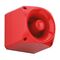Klaxon Nexus 105 Sounder 1 Alarm 64 Tones 105dB IP66 110 to 230V AC Wall Mount Red