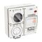 NHP ISO Switched Socket Outlet - RCD, 5 Round Pins 32A 500V AC, with Base, RW