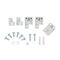 Fibox SOLID/EK Hinge Set Polycarbonate