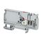 Allen-Bradley 1492-P Push-in Power Distribution Terminal 6mm 1 Red CON Entries Feed In Start Grey