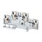 Allen-Bradley 1492-P Push-in Terminal 4mm 2 Level 4 Conductor Entries Grey