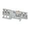 Allen-Bradley 1492-P Push-in Disconnect Terminal 2.5mm 1 Level 4 Conductor Entries Knife Lever Grey