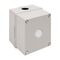 Allen-Bradley 800F Enclosure Die Cast Metal 1 Hole Metric Conduit Grey for 22.5mm Pushbutton