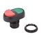 Allen-Bradley 800F PB 22.5mm 2 Pos. Mom. Multi Function Non Illum Pos. A Ext Red Pos. C Flush Green