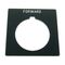 Allen-Bradley 800H Legend Plate 47 X47mm, Standard, FORWARD, Grey
