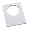 Allen-Bradley 800H Legend Plate 47 X 62mm, Jumbo, Blank,White