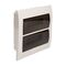 NHP MOD6 CSB Insulated Loadcentre 24 Way DIN Flush Door Transparent