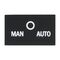 Sprecher and Schuh D7 Legend Plate 30 x 50 mm Snap in Black with White Text MAN O AUTO