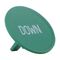 Sprecher and Schuh D7 Colour Cap for Flush Non Illuminated Pushbutton 22.5mm Green Down