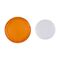Sprecher and Schuh D7 Colour Cap Lens Flush Amber Blank for illuminated Pushbuttons 22.5mm