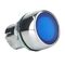 Sprecher and Schuh D7 Pushbutton 22.5 mm Head Only Metal Latching Flush Blue Lens Cap Illuminated
