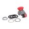 Allen-Bradley 800T PB 30.5mm FS Terminal Guard Mushroom Head Momentary Non Illuminated 1 N.C. Red