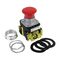 Allen-Bradley 800T PB 30.5mm FS Tmal Grd Mush. Hd 2 Pos. Push Pull Twist To Rel. 2NC s Self Mon. Red
