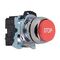 Sprecher and Schuh D7 Pushbutton 22.5 mm Complete Metal MOM Extended Red Cap STOP Non Ill MC 1NC