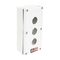 Austrol N100 Enclosure Fibreglass 3 Hole 30.5mm