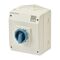 Socomec ISO Enclosed Isolator, IP 65 Plastic Grey, Handle - Blue, 6P 32A
