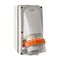 NHP ISO Appliance Inlet, 3 Round Pins 32A 250V AC, with Base 63mm, Grey