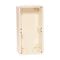 NHP ISO Back Box/Base, 2 Gang (1 x 2) - Large 63mm depth, Resistant White