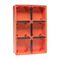 NHP ISO Back Box/Base, 6 Gang (2 x 3) - Large 63mm depth, Resistant Orange