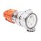 NHP ISO Extension Socket, 4 Round Pins 32A 500V AC, Electric Orange