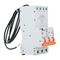 NHP MOD6 Residual Current Device - Long body w/ Overcurrent 6kA 10A 3PN C Curve 30mA Type A 54mm