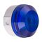 Moflash LED195 48 LEDS Steady/Flashing Mode IP65 20 to 30V AC DC Wall or Surface Mnt Lens Blue