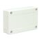 Fibox MNX Terminal Box PC IP66 and IP67 Low Box H80 x W130 x 35mm Clear