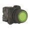 Sprecher and Schuh D7 Pushbutton 22.5 mm Hangsell PK PLT MOM Flush GRN Lens Cap Illuminated 240V 1NO