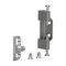 nVent HOFFMAN MCSS/EKSS Door Mounting Kit Floor Standing Stainless Steel Single Door Enclosures