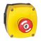 Allen-Bradley 800F Assembled Pls. Station 1 Hole Non Illum. Twist To Rel. 1N.O. Yellow for 22.5mm PB
