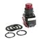 Allen-Bradley 800H Pilot Light 30.5mm Complete Plastic FS Push To Test INC TRANF 240V AC Red