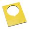 Allen-Bradley 800H Legend Plate 47 X 62mm Yellow Blank Jumbo