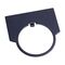 Allen-Bradley 800T Legend Plate 46 x 47mm Half Round Grey BLANK for 30.5mm Pushbutton