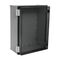 Fibox CAB Enclosure Wall Mount PC IP65 W400 x H600 x D220mm with Lock Clear