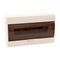 NHP MOD6 CSB Insulated Loadcentre 18 Way DIN Surface Door Transparent