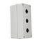 Sprecher and Schuh D7 Enclosure Deep Profile Plastic 22.5mm 3 Hole Grey