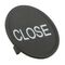 Sprecher and Schuh D7 Colour Cap for Flush Non Illuminated Pushbutton 22.5mm Black Close