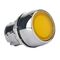 Sprecher and Schuh D7 Pushbutton 22.5 mm Head Only Metal Latching Flush Yellow Lens Cap Illuminated