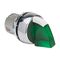 Sprecher and Schuh D7 Selector Switch 22.5mm Head Only Metal STD KNB 3 POS Illuminated GRN Maint
