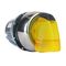 Sprecher and Schuh D7 Selector Switch 22.5mm Head Only Metal STD KNB 2 POS Illuminated YLW SR Right