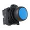 Sprecher and Schuh D7 Pushbutton 22.5 mm Complete Plastic MOM Flush Blue Cap Non Illuminated 1NO